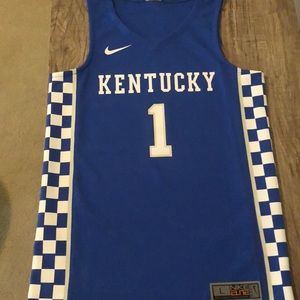 Nike Elite Kentucky Wildcats #1 Basketball Jersey